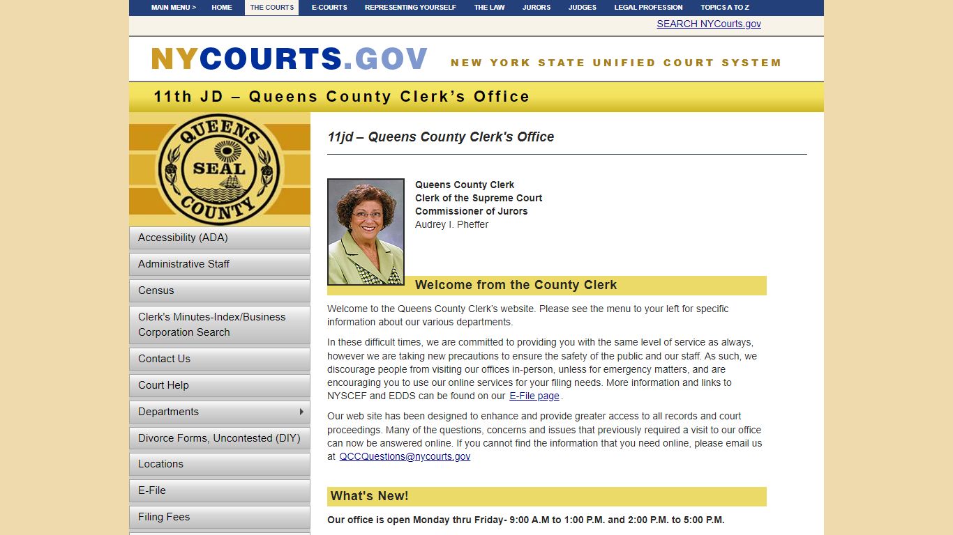 home - 11jd – Queens County Clerk's Office | NYCOURTS.GOV